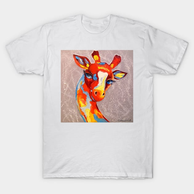 Giraffe T-Shirt by OLHADARCHUKART